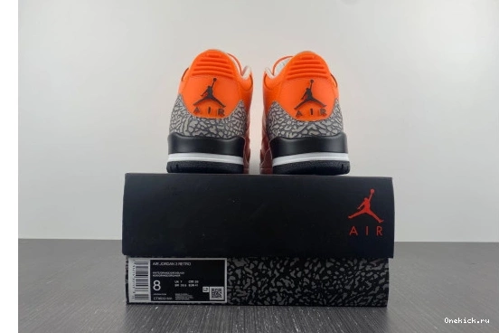 CT8532-801 3 335 Jordan AllSeason Air AJ3 CT8532-801 Retro "Orange" 0528